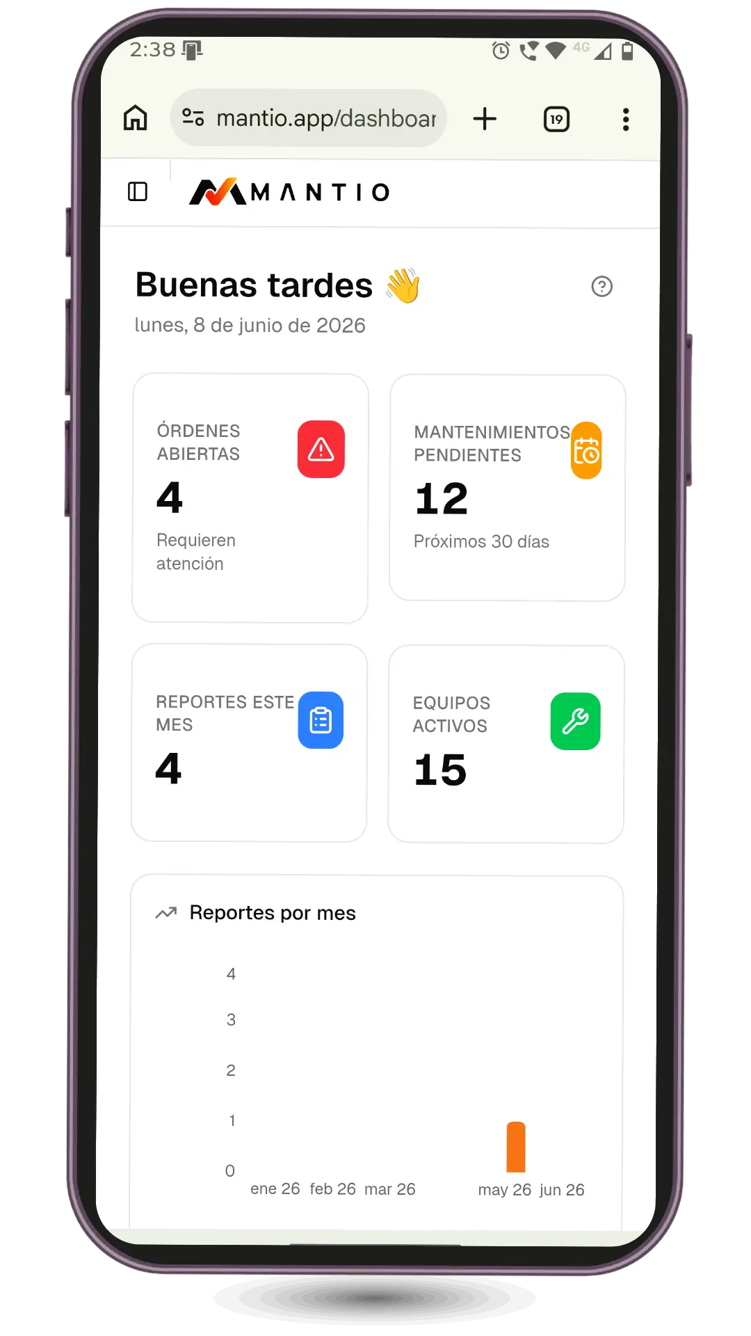 Clientes Mantio movil 1