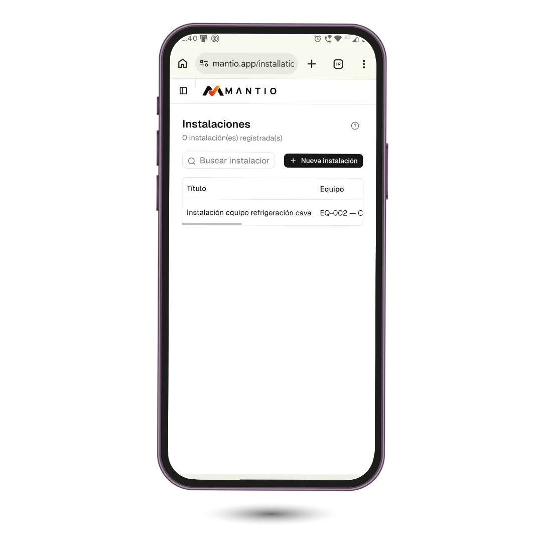Instalaciones Mantio movil